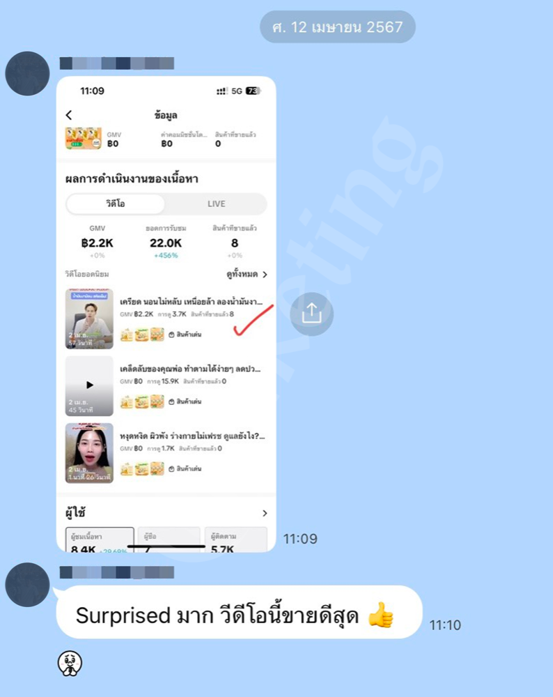 รีวิวลูกค้า Muketing Agency — ยอดขายเพิ่มหลังยิงแอด 2
